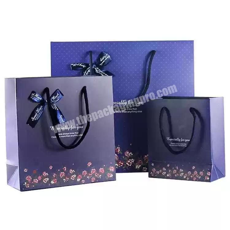 maxcool printing 3 Simple design professional custom shopping paper bags small middle large sizes gift packing jewelry bags