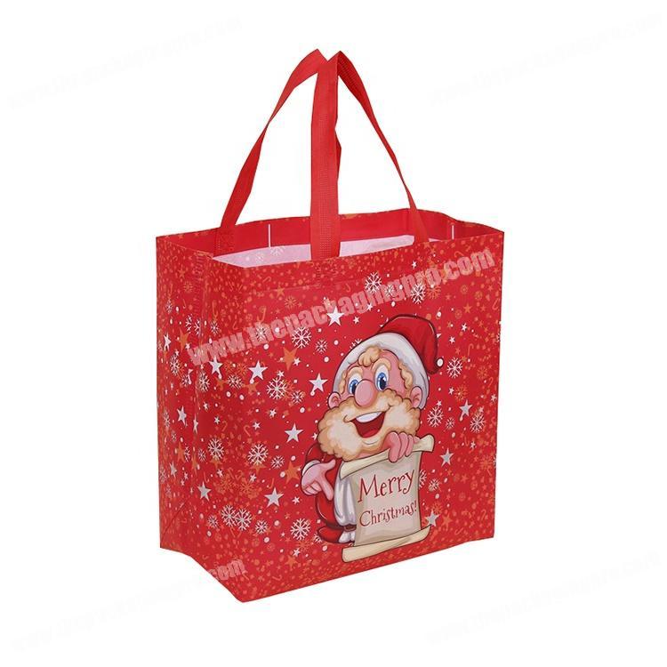 Merry Christmas gift carry reusable recycling bags