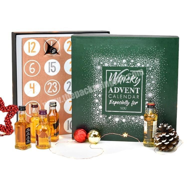 mini advent calendar box whisky gift box
