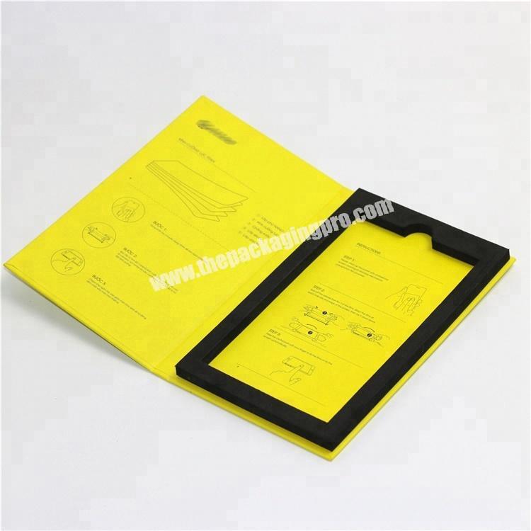 Mobile Phone Tempered Glass Screen Protector Retail case packaging box