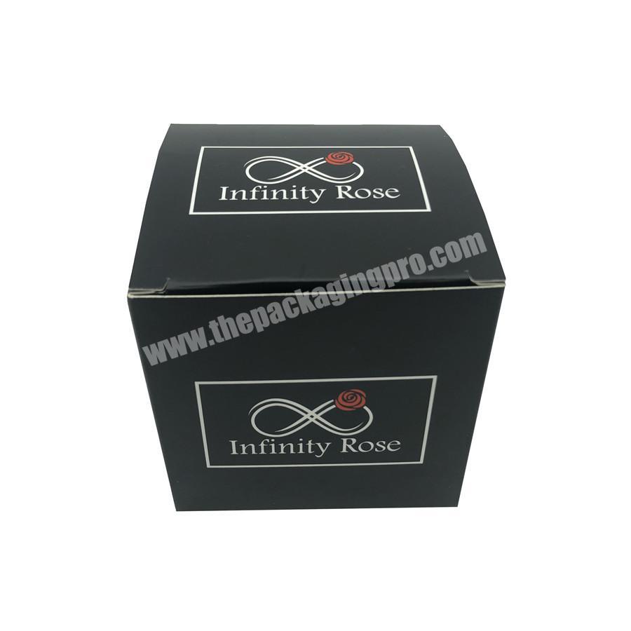 modern best sell black cosmetics packaging box