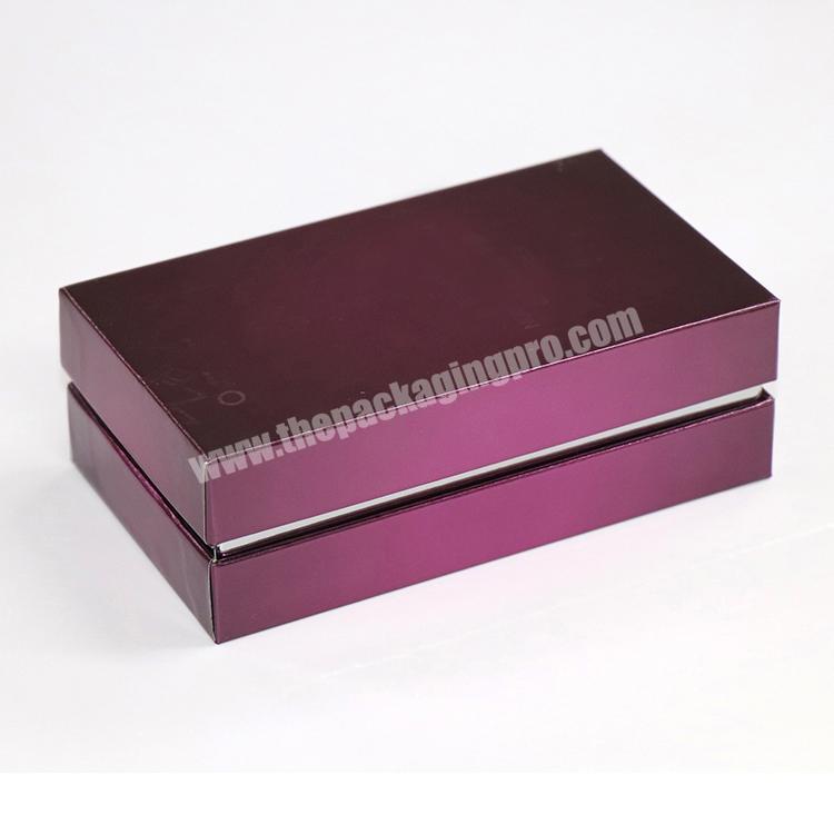 Modern Design Rectangle Paper Jewelry Box Cardboard Box For Gift Packaging