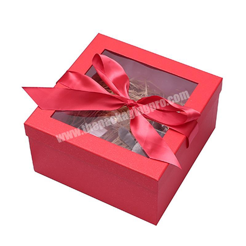 Modern Luxury OEM Paper Box Custom Wedding Favors Gift Box With Window