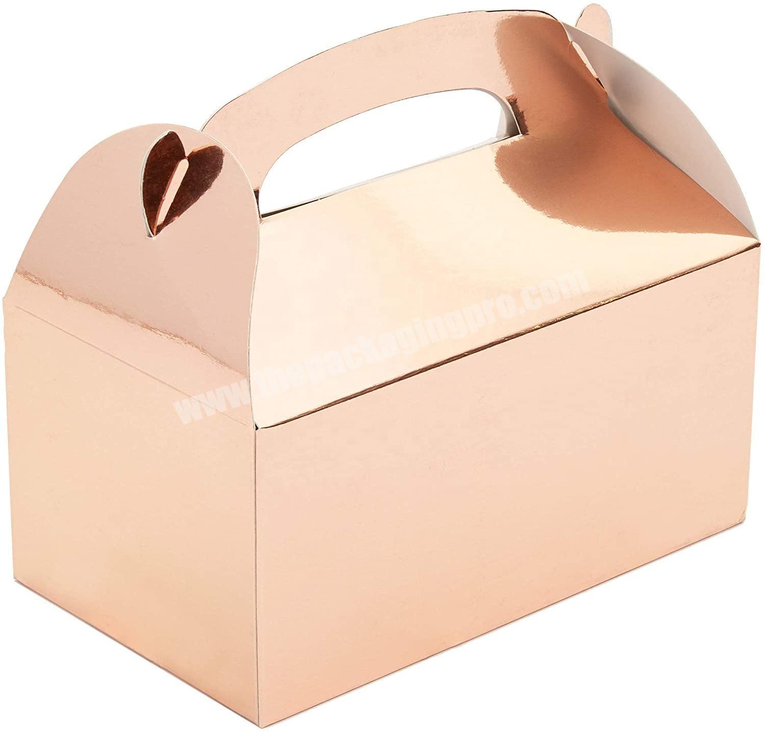Mountain wall rose gold luster gift box elegant wedding candy cookies gift box