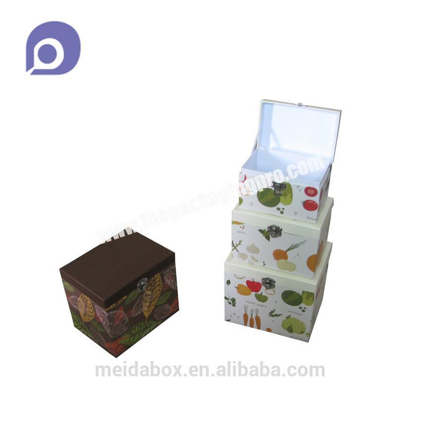 Multifunctional rigid paper cardboard packaging paper gift box set