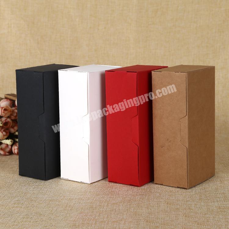 Multiple colors optional blank easy folding black mailer box