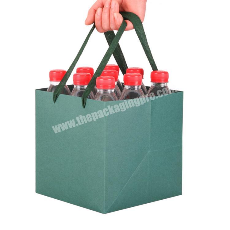 Multiple uses different colors for option square paper bag