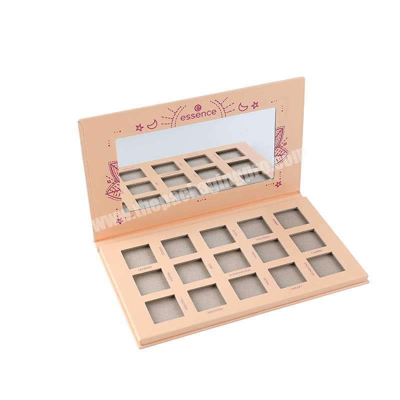 Natural 9 color eyeshadow palette private label magnetic eyeshadow box