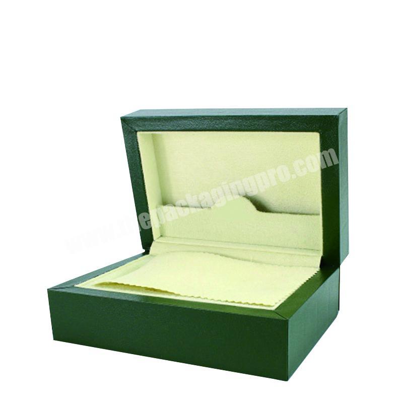 Natural wooden watch box with pillow inside wooden watch box wholesale