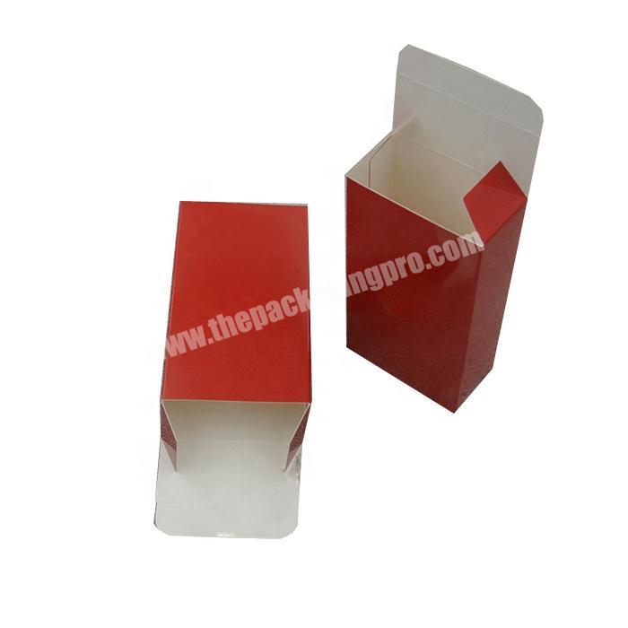 New arrival custom red logo printed cardboard paper gift packaging box