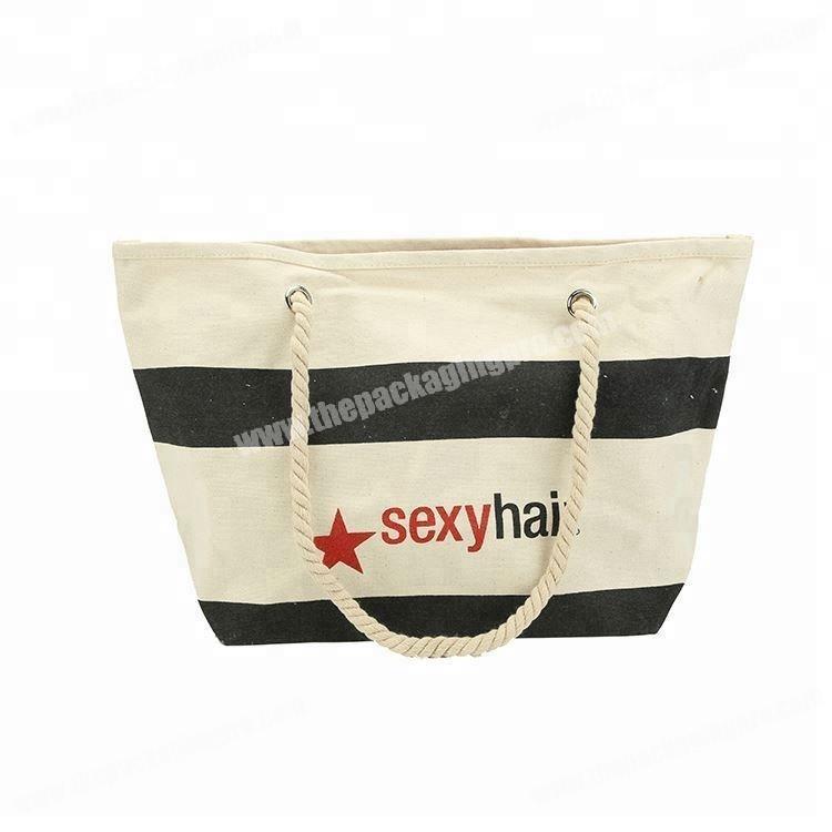 New arrival large capacity shopping bags fashion custom logo cotton bags with logo