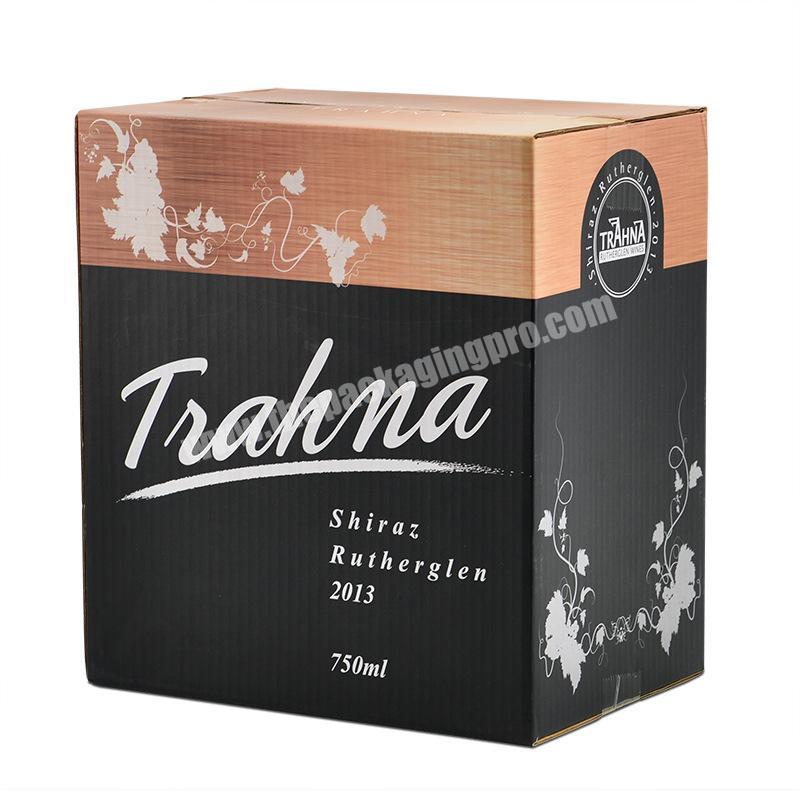 New arrivals carton wine product custom packaging box for shipping wholesale