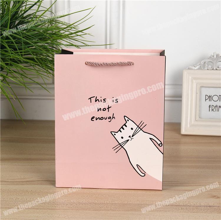 New children's cute cartoon gift tote paper bag