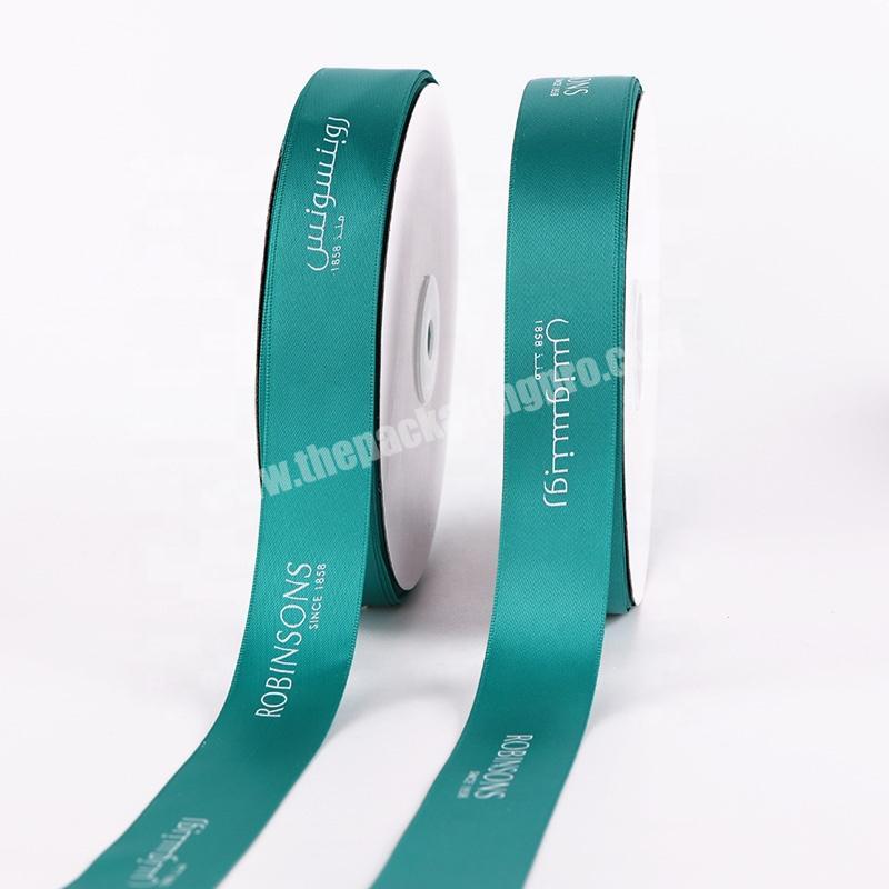 New Coming 3.8cm 100% Polyester Ribbon Printed Wholesale Customized Ribbon With Logo For Decoration