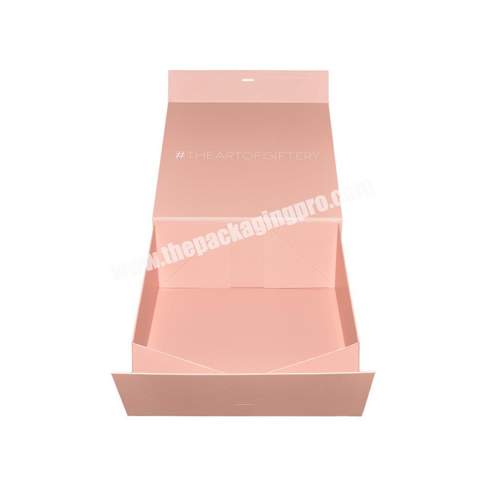 New custom Foldable paper cardboard magnetic closure gift box rigid paper packaging for sweater apparel