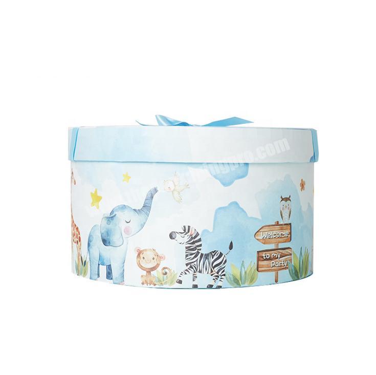 New cute creative animal party gift box wedding candy box beautiful tubular box