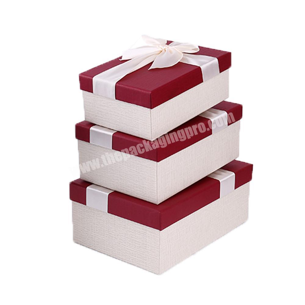 new design Best Selling Customised Fancy Paper Wedding Door Gift Box with Lid
