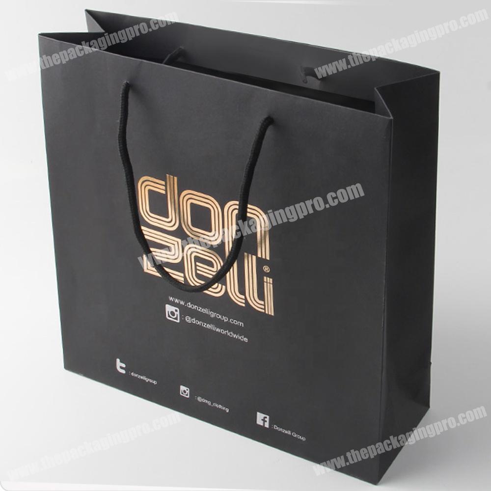 New Design Custom Logo Printing Shopping Paper Bag