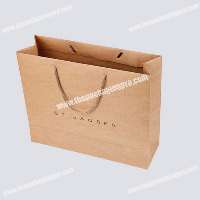 new design dress paper packaging kraft chart paper bag