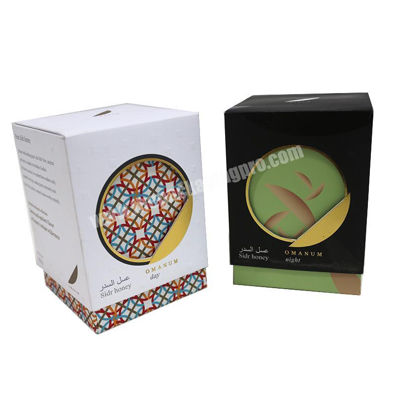 New Design High Quality Cosmetic Packaging Box Cardboard Perfume Bottle Gift Box with Lid