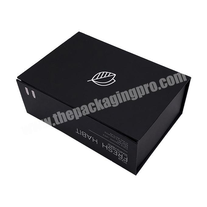 New design magnet gift packaging box luxury storage magnetic package hard for small glasses
