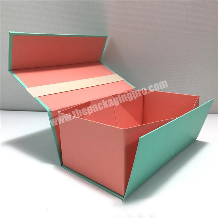 New Design Magnetic Folding Gift Packaging Box Cosmetic Box