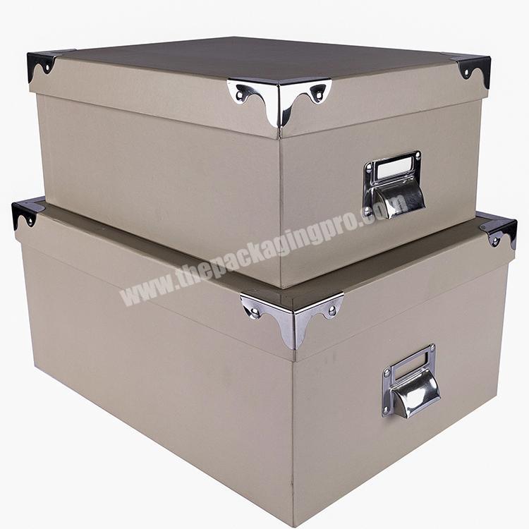 New Design Paper Packaging Perfume Storage Box Protective Storage Shoe Box Carton Box For Storage