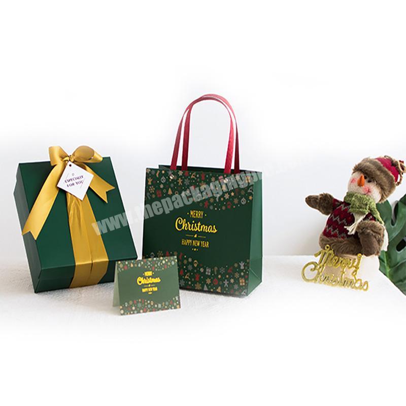 New Design Reusable Custom Christmas paper bags