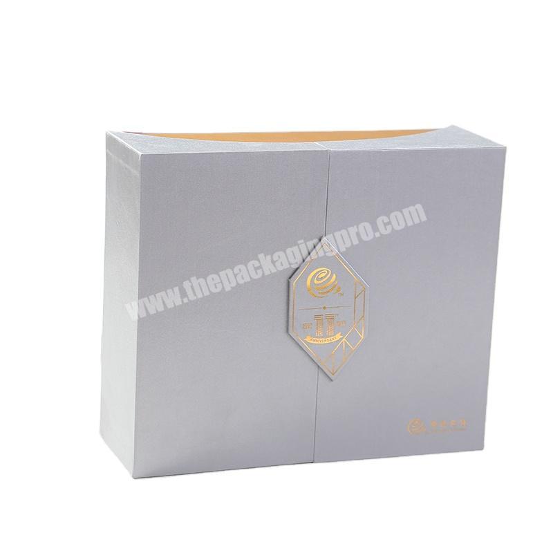 new design small  Display black cosmetic art paper Packing Gift Box for beauty display with silk satin packaging