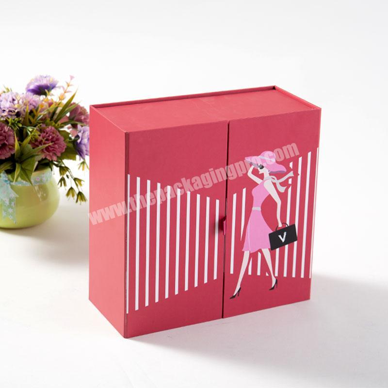 new design small multi-drawer Display cosmetic printing Packing Gift Box for beauty display packaging for woman