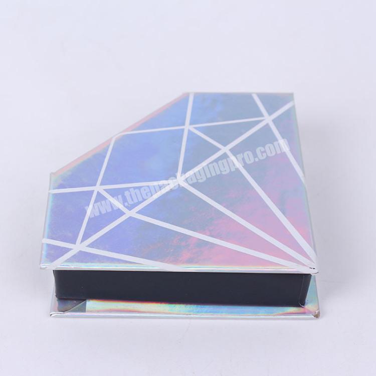 New Diamond Shape  False Eyelash Packaging Box Custom Eyelash Box
