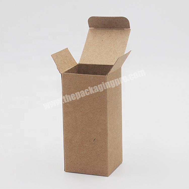 New essential oil glass bottle cosmetic packaging kraft paper gift box