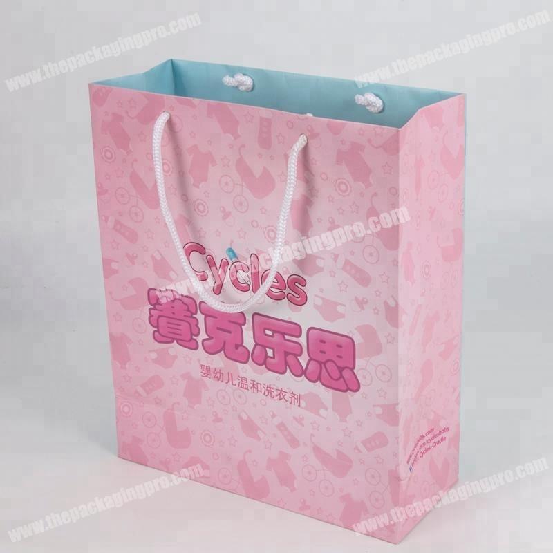 New fashion drop shipping cheap synthetic paper bag for shopping