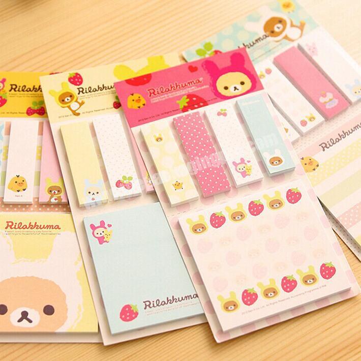New fashion paper sticker note notebook custom design wholesale