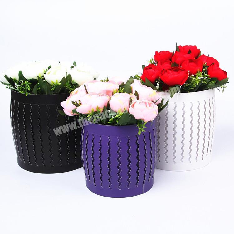 new flower display box creative packaging oval shaped box