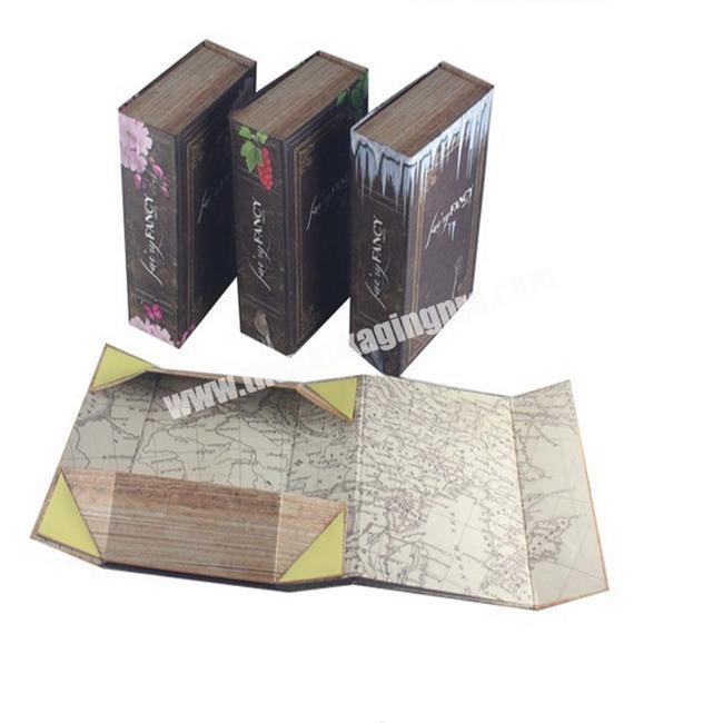 New folding wine box package design, custom paper wine box package
