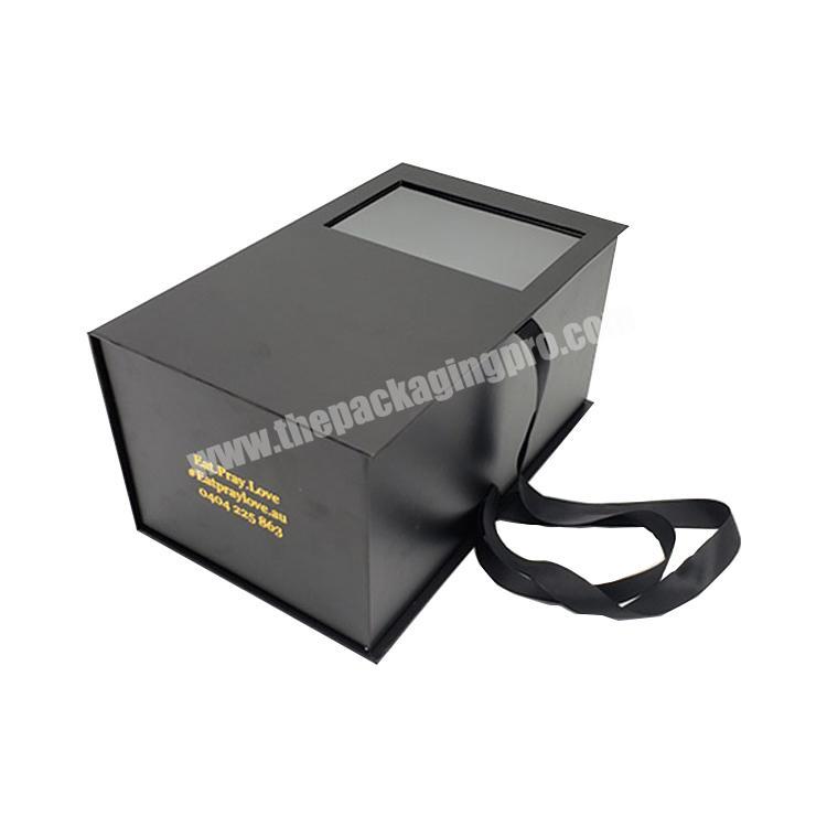 new hot selling products custom  gift  box packaging black