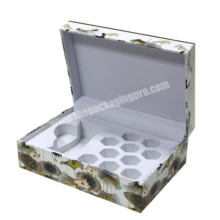 New Luxury Rigid Box With white EVA inner tray gift box in packaging boxes For display box