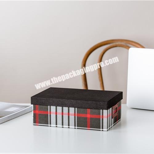 New model printing custom cardboard square home toy folding storage box