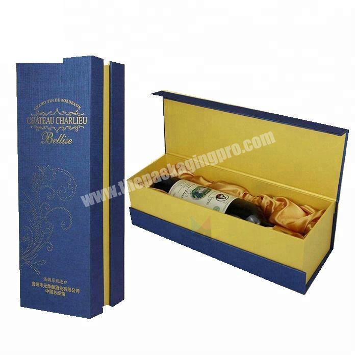 New Product Custom Luxury Wine Bottle Gift Box Packaging