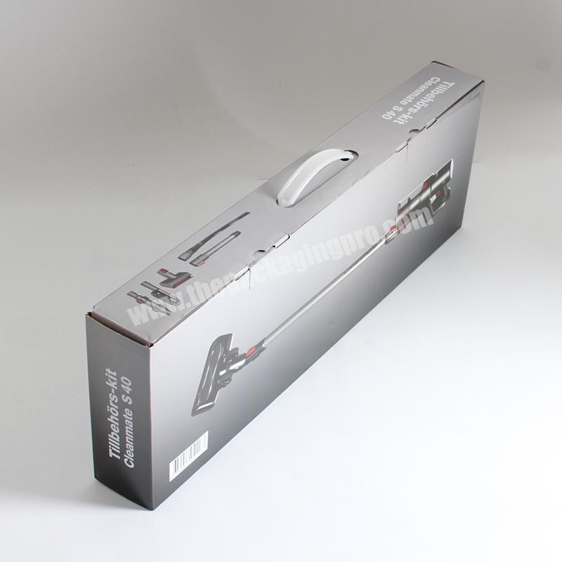 New product custom paper packaging box with handle