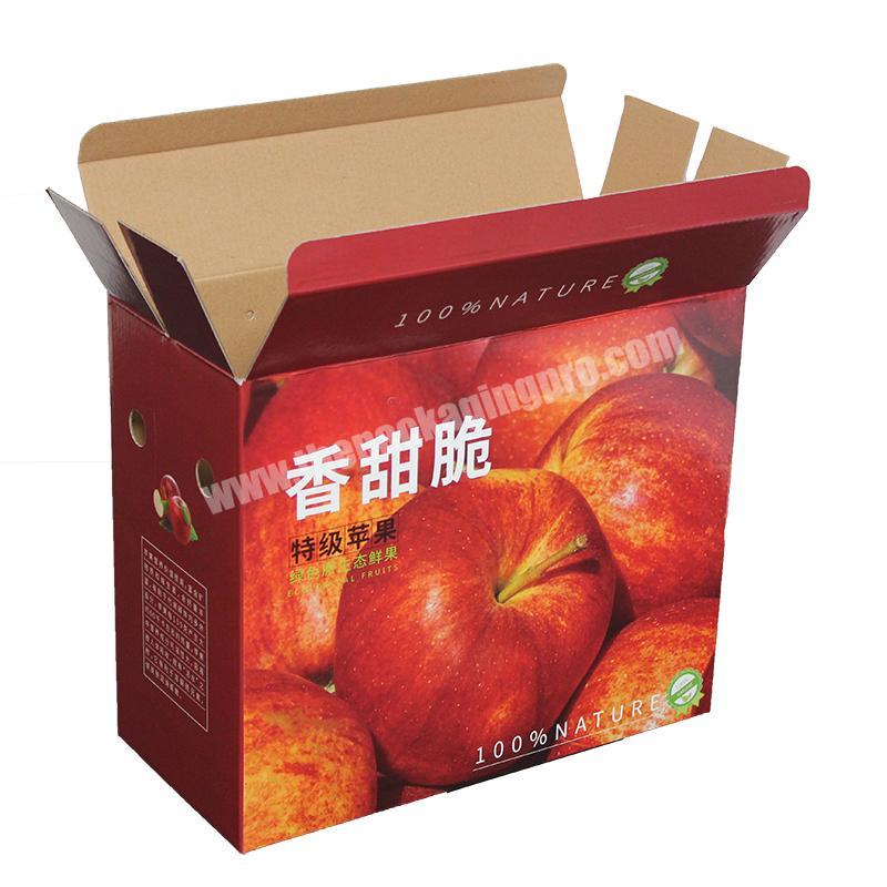 New Product Fruit Pack Cardboard Box,Exquisite Apple Fruit Packaging Cardboard Box,Tomato Corrugated Box