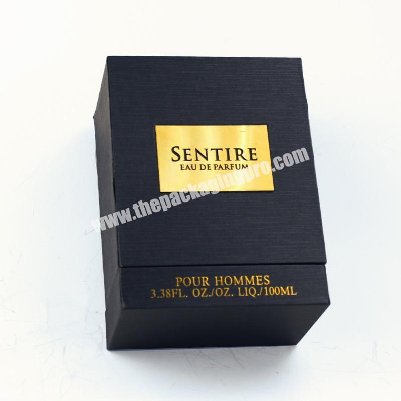New product ideas perfume bottle packing box pen set gift paper