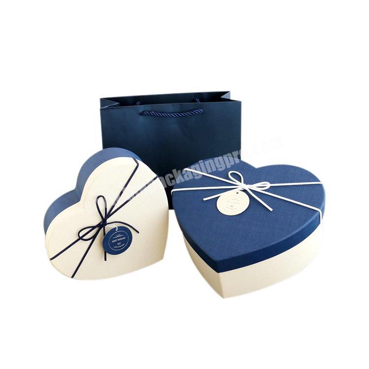 New product loving heart shape magnetic closure gift box luxury boxes