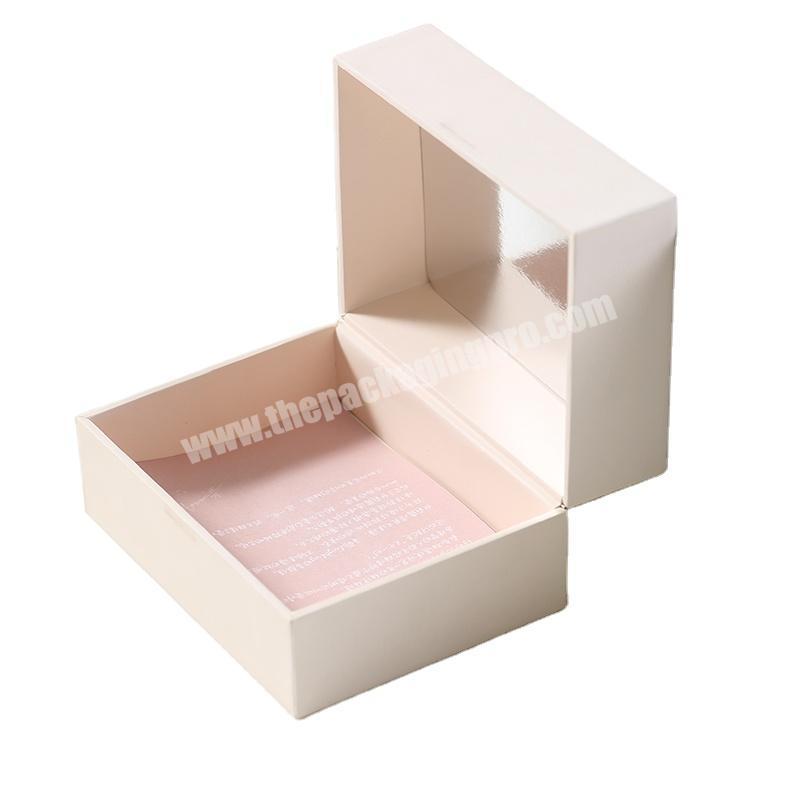 new product Luxury customized  rigid cardboard base and lip book printing perfume gift packaging art paper box