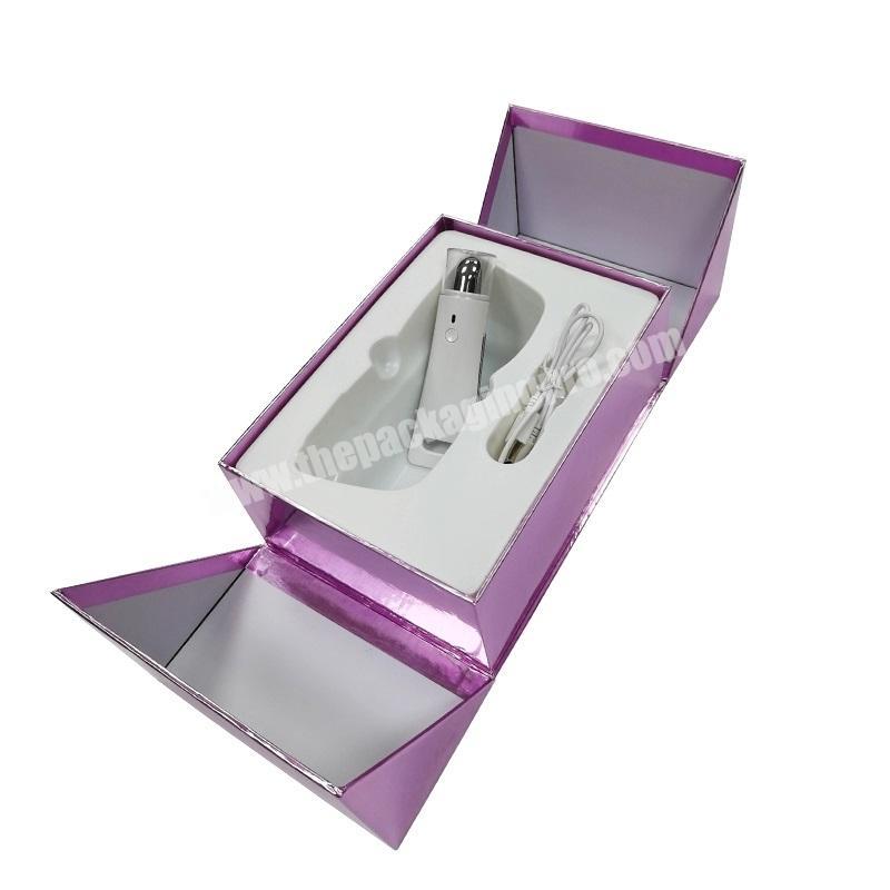 New Products Accept Customization Magnetic Folding Gift Box With Ribbon