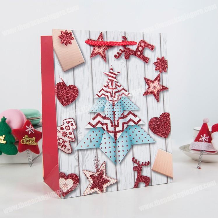 New products hot sale paper bag christmas paper gift bag
