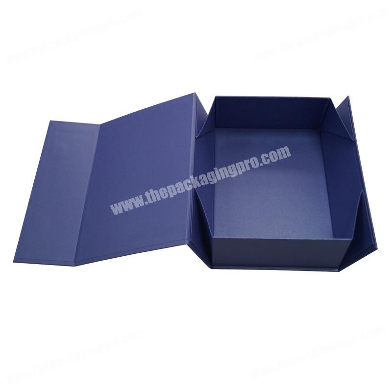 New products luxury private label printing paper packaging collapsable folding flat custom gift boxes