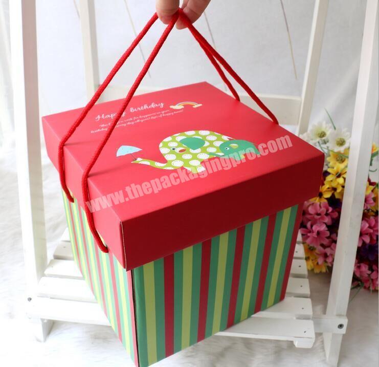 New Style Beautiful Christmas Gift Packing Card Boxes