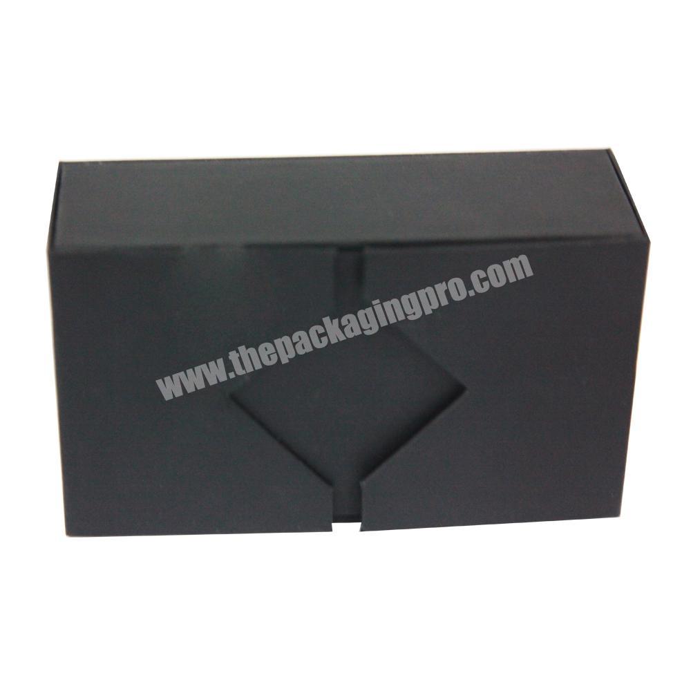 New style Bilateral Open Advent Box custom black luxury gift box packaging